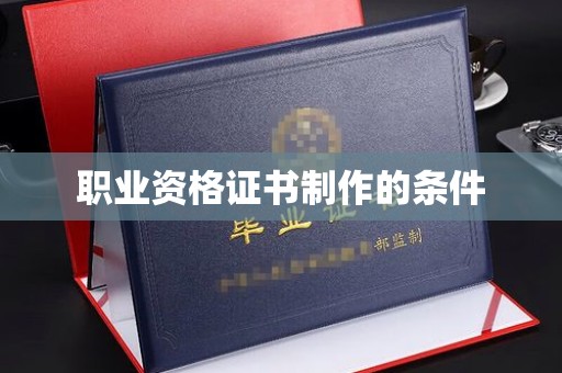水城职业资格证书制作的条件